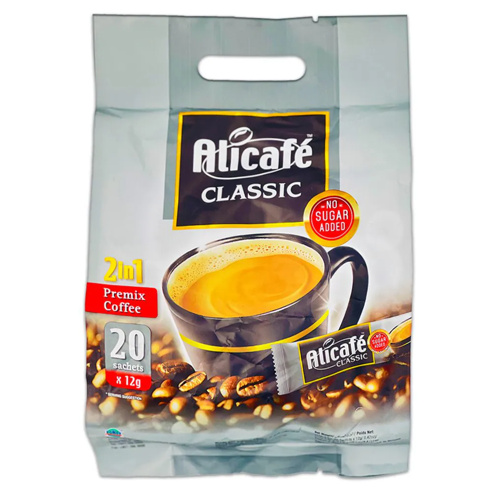 قهوه فوری علیکافه کلاسیک بدون شکر AliCafe Classic Sugar Free